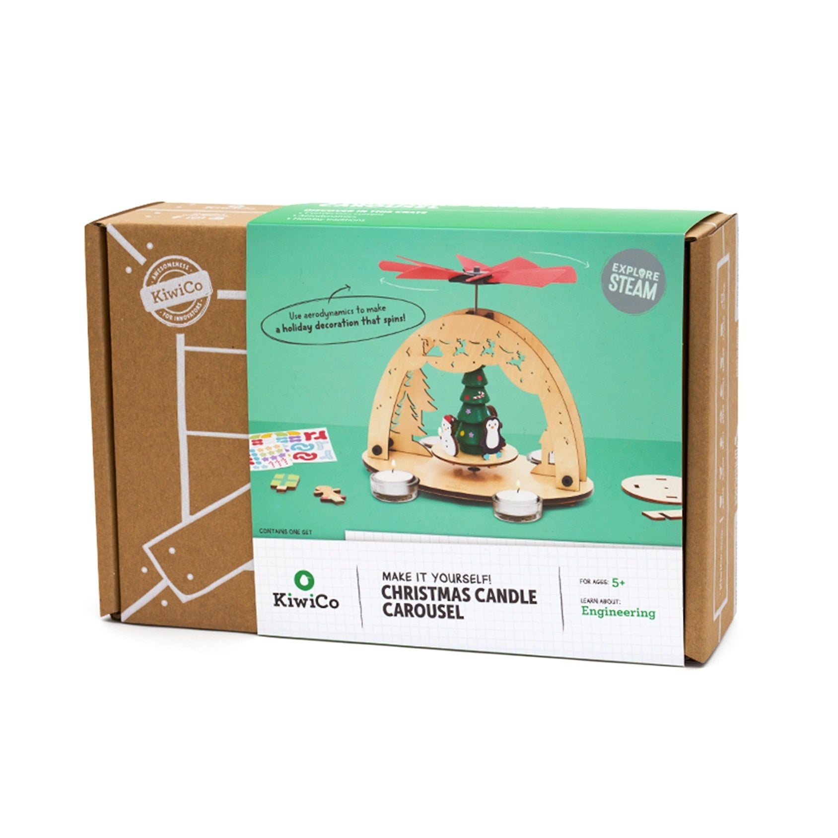 Christmas Candle Carousel from KiwiCo